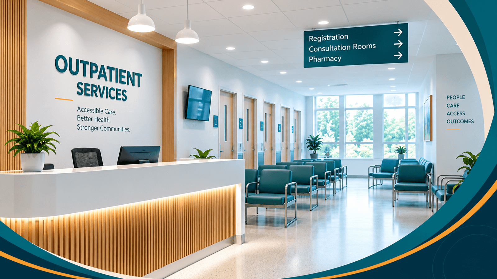 Outpatient operational leadership across clinical and management roles.